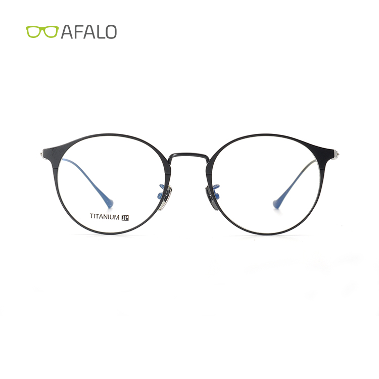 Titanium blue light blocking glasses frame