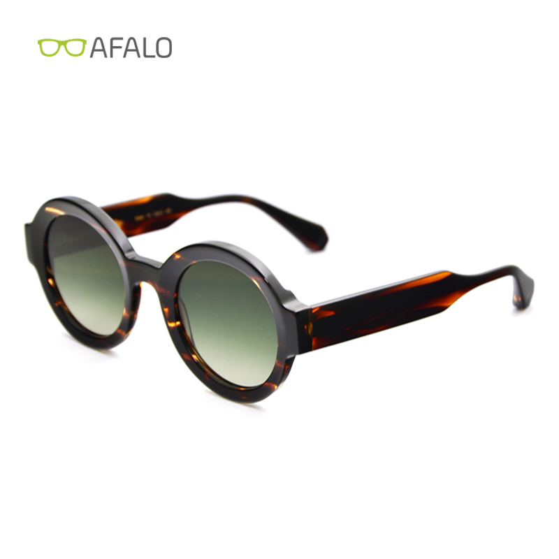 Round Frame Customized Acetate sunglasses