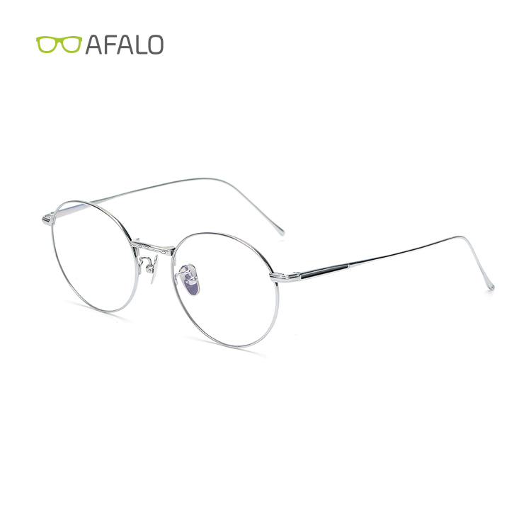 High End Round Shape Titanium Optical Glasses Frame