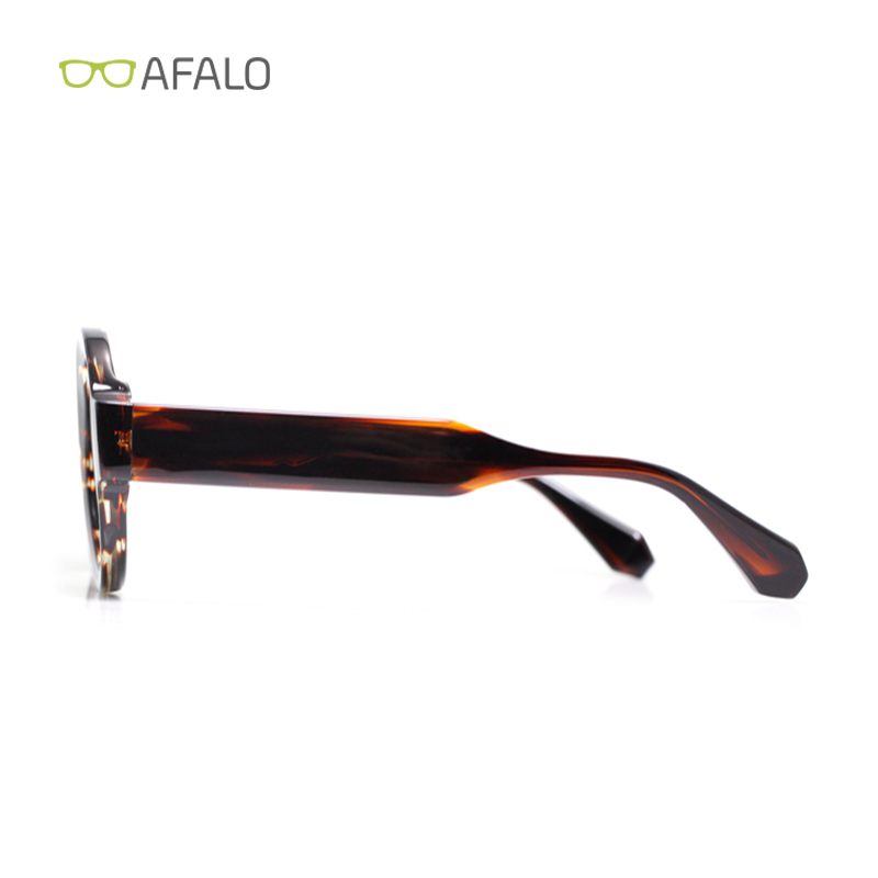 Round Frame Customized Acetate sunglasses