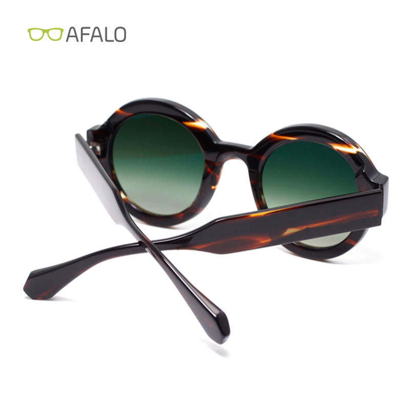 Round Frame Customized Acetate sunglasses