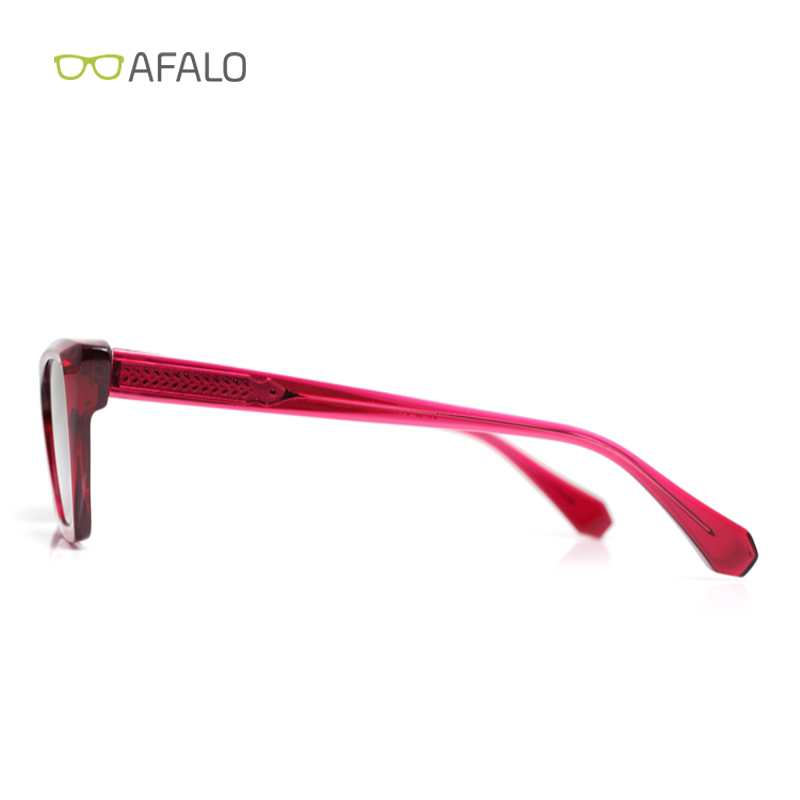 Ladies Cat Eye Fashion Vintage Acetate Customized Women Sunglasses