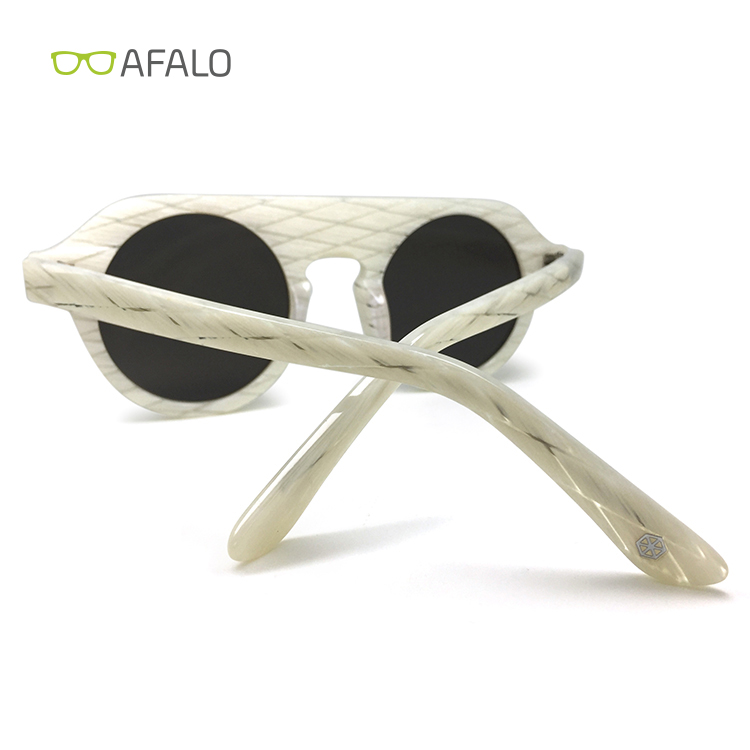 Round MAZZUCCHELLI acetate eyewear sunglasses