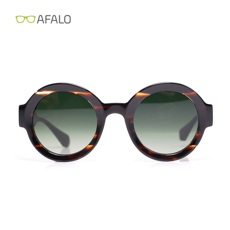 Round Frame Customized Acetate sunglasses