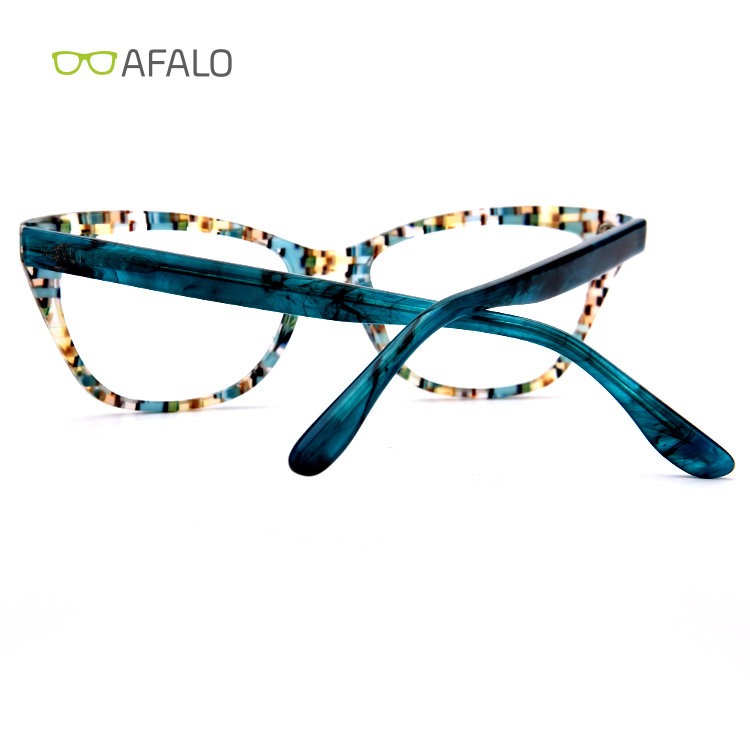 Fashion colorful acetate eyeglasses frame
