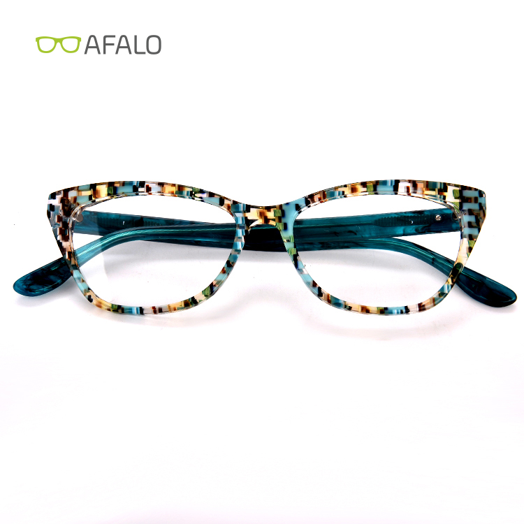 Fashion colorful acetate eyeglasses frame