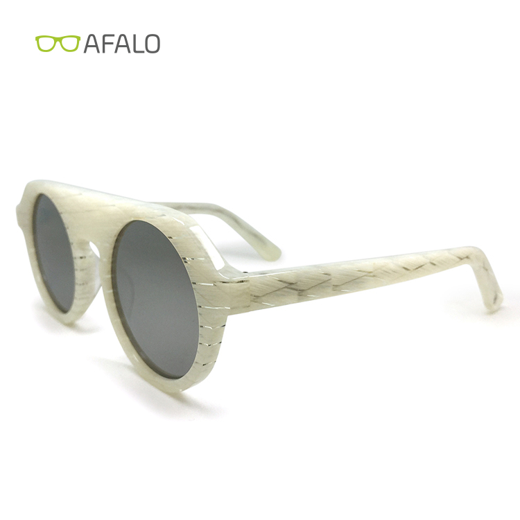 Round MAZZUCCHELLI acetate eyewear sunglasses