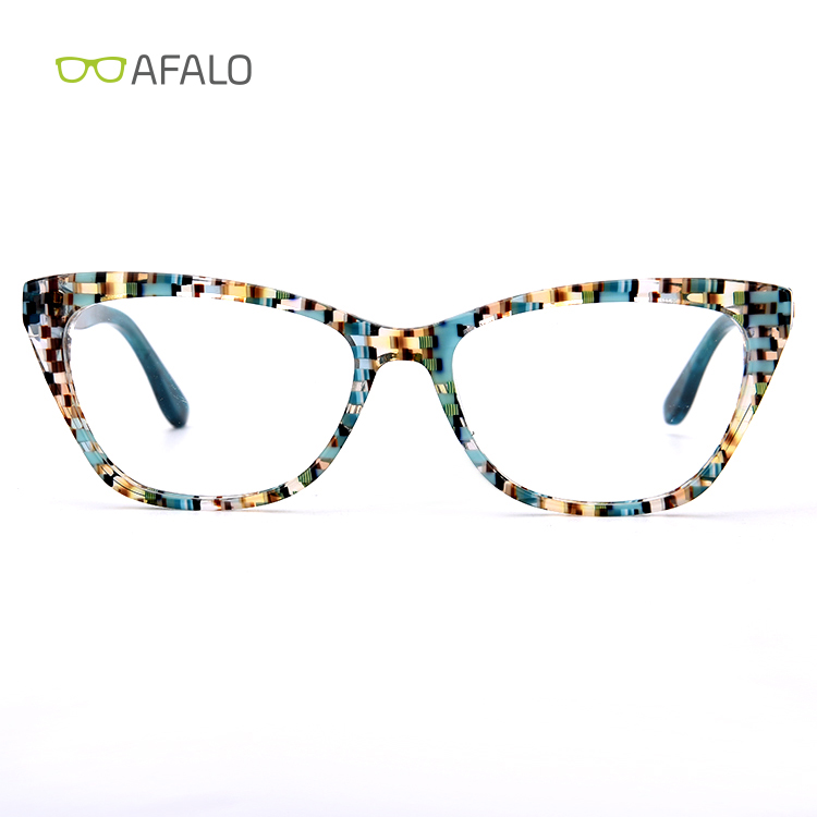 Fashion colorful acetate eyeglasses frame