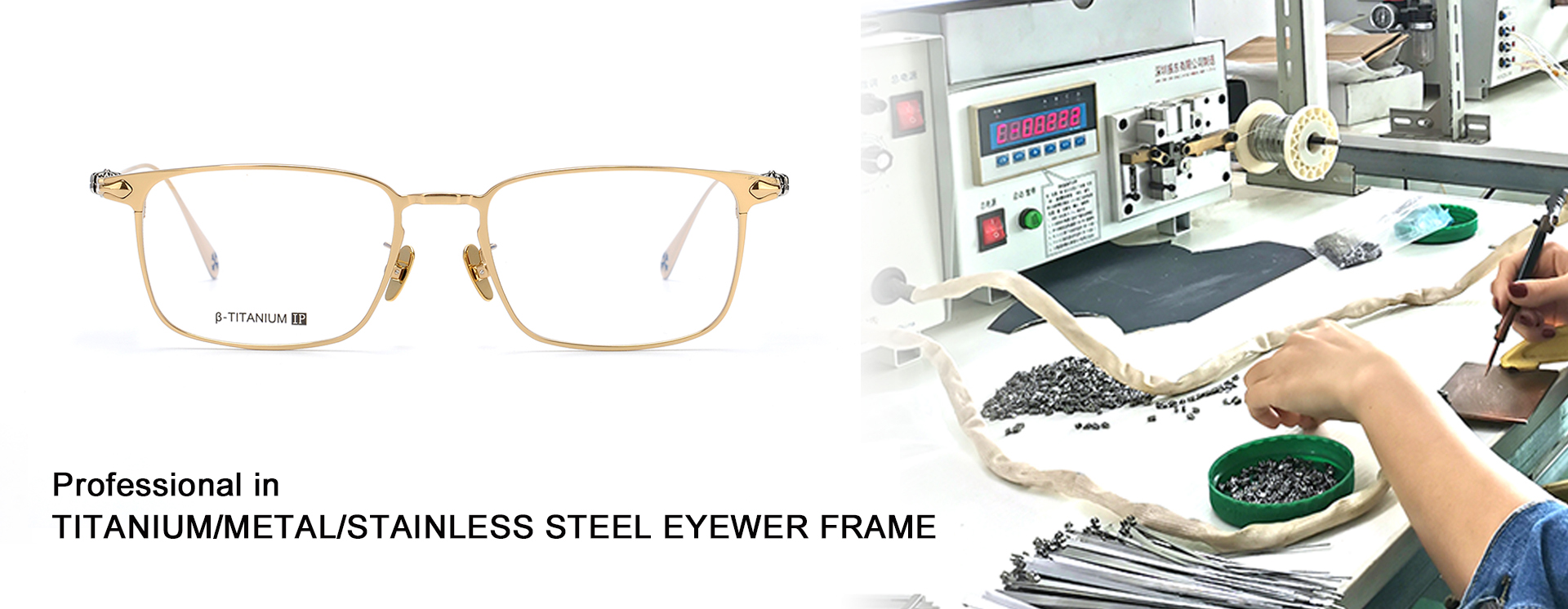 High end titanium glasses frame sunglasses manufacturer