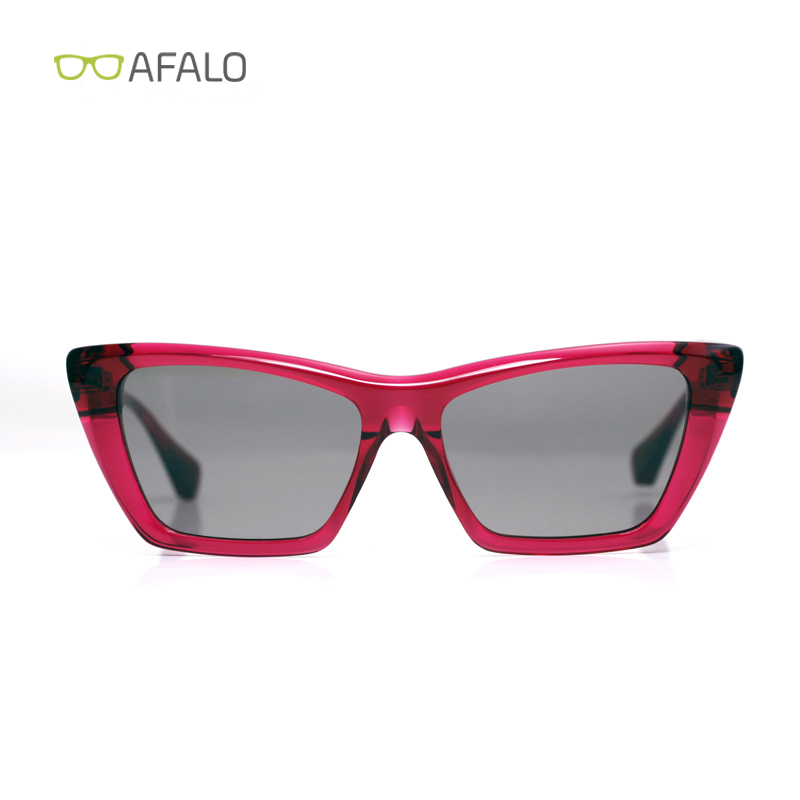 Ladies Cat Eye Fashion Vintage Acetate Customized Women Sunglasses