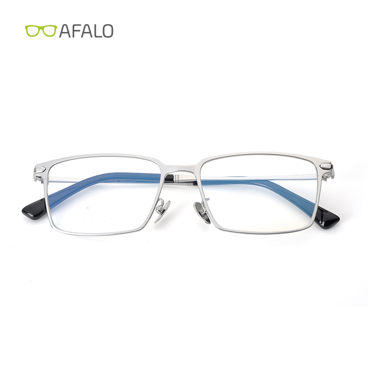 Square Shape Titanium Eyeglasses Frames For Men